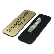Licensed Practical Nurse 1 x 3" Rounded Corner Name Badge