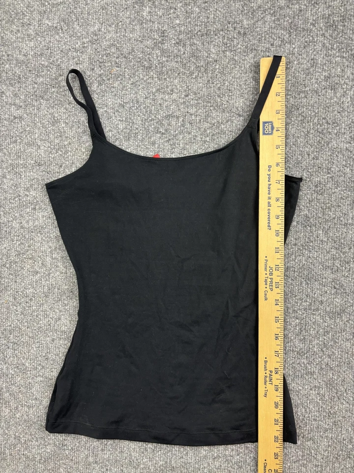 Spanx Tank Top Womens Large Black Shaping Camisole Adjustable Straps Stretch - Image 3 of 4