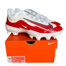 Nike Alpha Huarache Elite 4 MCS Size 10.5 Baseball Cleats Red/White FD6255-102