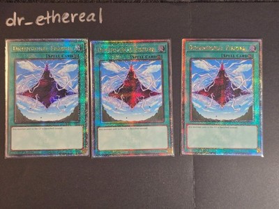 3x Dimensional Fissure (Quarter Century Secret Rare) - Quarter Century Bonanza