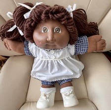 1983 Black African American Cabbage Patch Doll Xavier Roberts Doll Yarn Hair