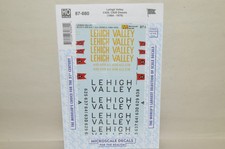 HO scale Microscale decals 87-880 Lehigh Vall...