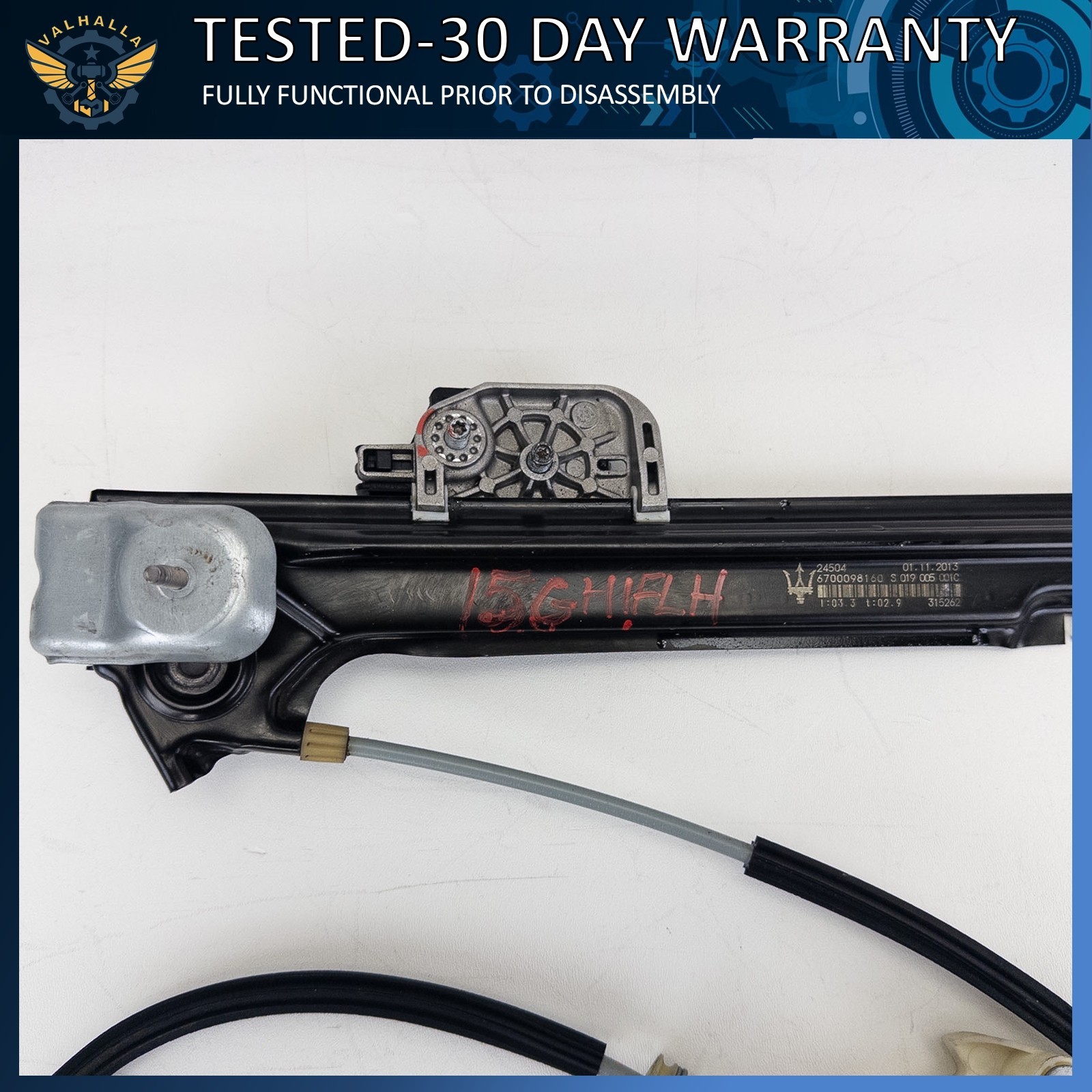 Maserati Ghibli S Q4 2014-2022 Front Left Window regulator