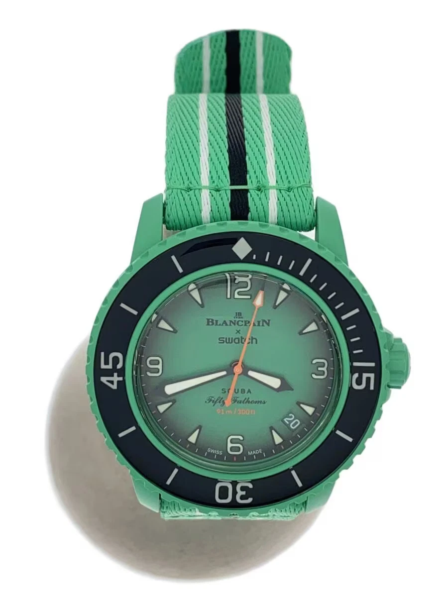 Blancpain — BLANCPAIN × BLANCPAIN INDIAN OCEAN 45mm Green Dial Wristwatch #2nW2448
