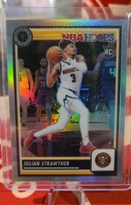 2023-24 Panini Nba Hoops Premium Stock - Julian Strawther #213 Silver Prizm (RC)