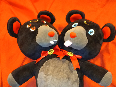 Killstar Duality Bear Kreepture Plush Toy Rare 2017 Ltd Edition Goth Collectible