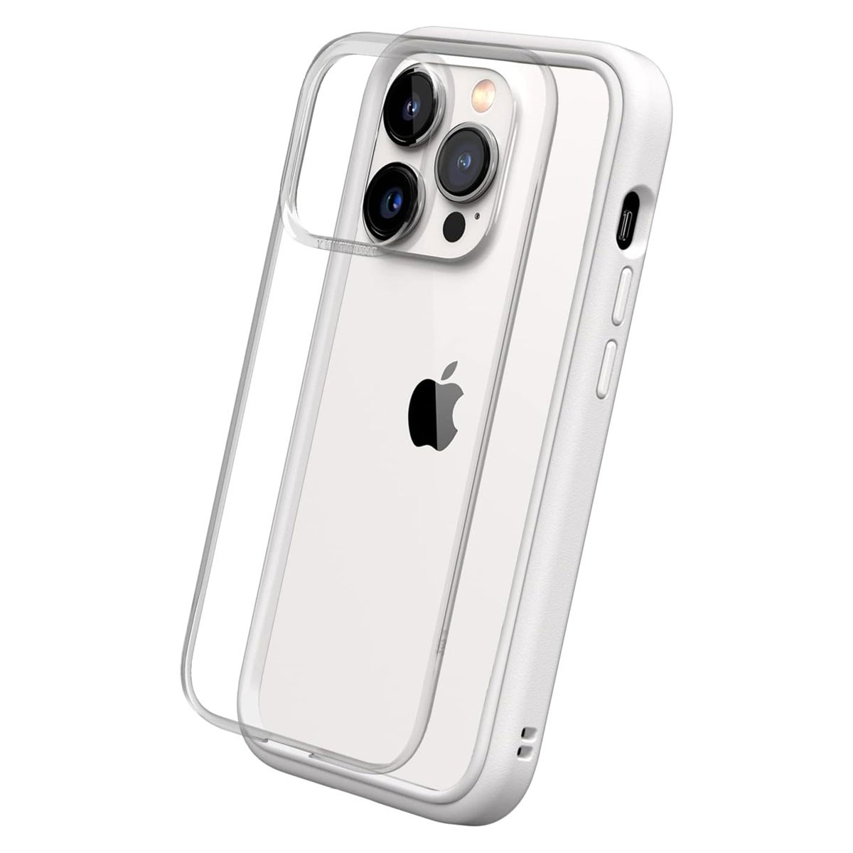 Coque iPhone 14 Pro Rhinoshield Mod NX blanche personnalisable