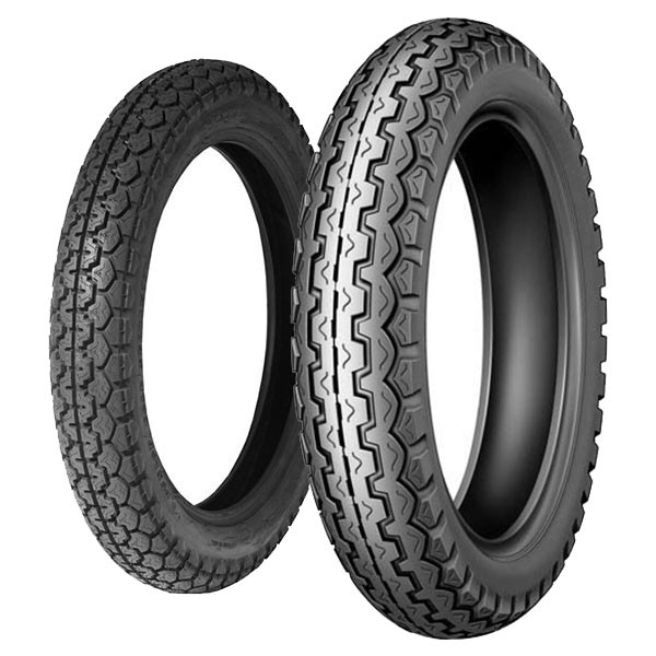 TYRE PAIR DUNLOP 3.50-19 57P K70 + 3.25-18 52S K82