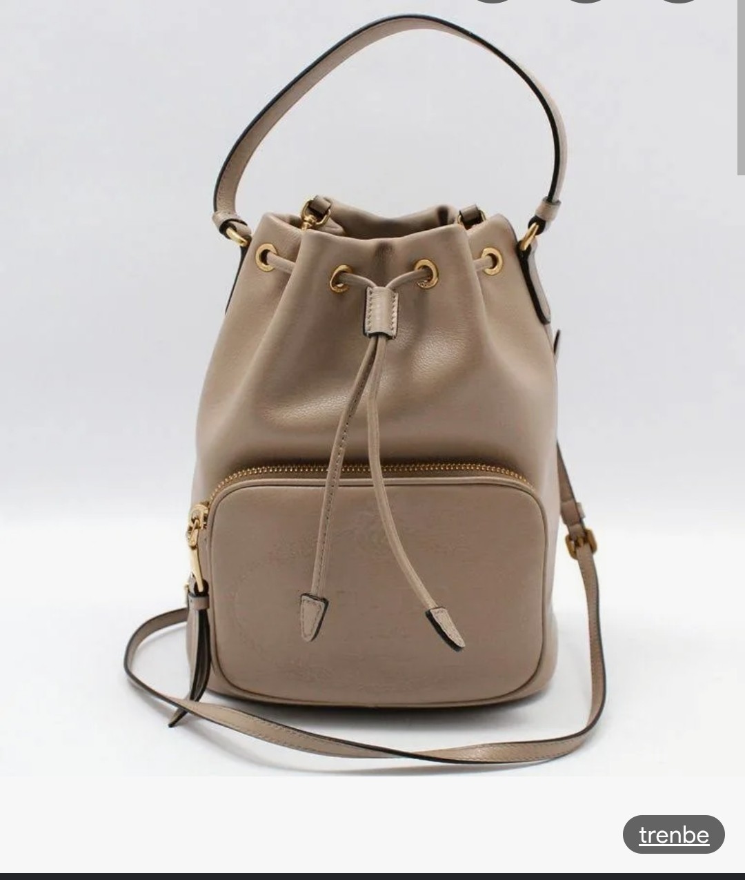 Authentic Prada Duet Bucket Drawstring Crossbody … - image 1