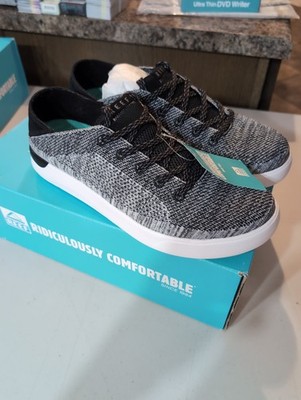Reef Swellsole Neptune Shoes Men's Size 9 Charcoal Gray Light Comfort Sneaker