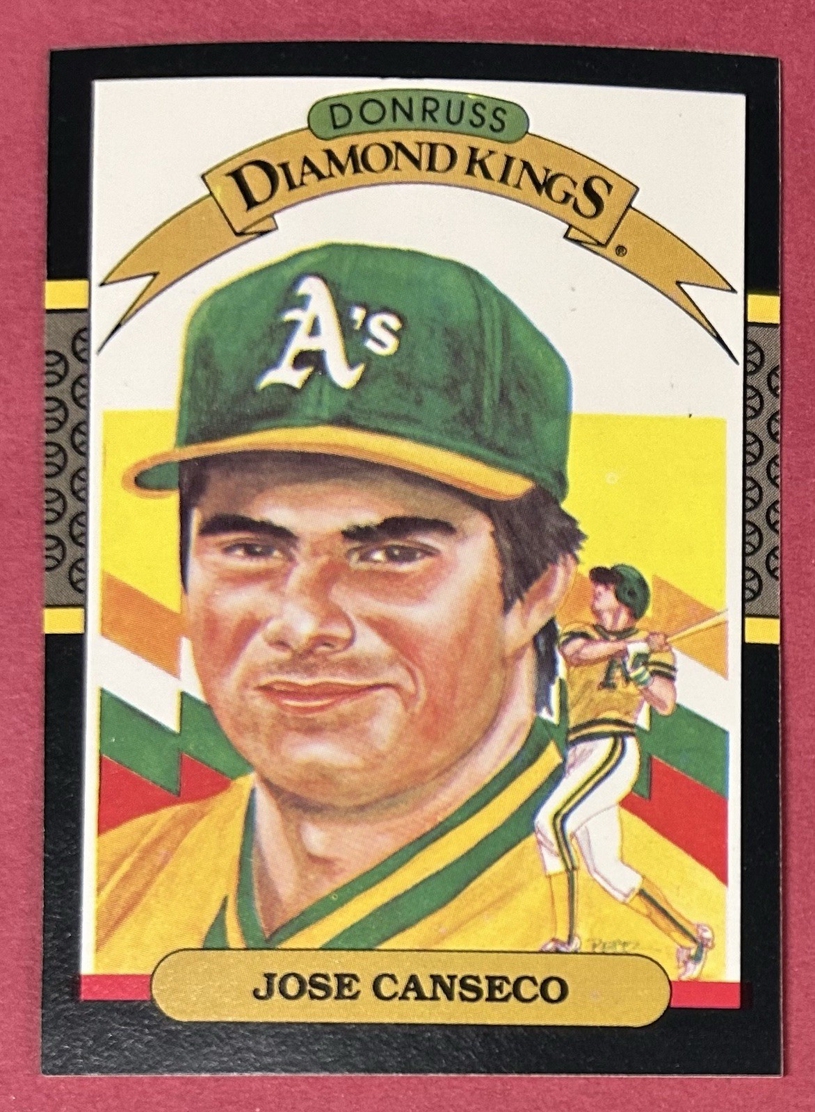 1987 Donruss - Diamond Kings Jose Canseco #6