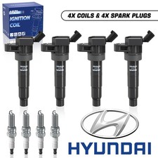 4pcs Ignition Coil Set For 27300-2G000 Kia Forte Optima Sorento Sportage 2.4L L4