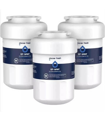 #ad #ad 3 PACK Glacier Fresh GF MWF Ice Water Refrigerator Filter For GE Kenmore 46 9991 $15.00
