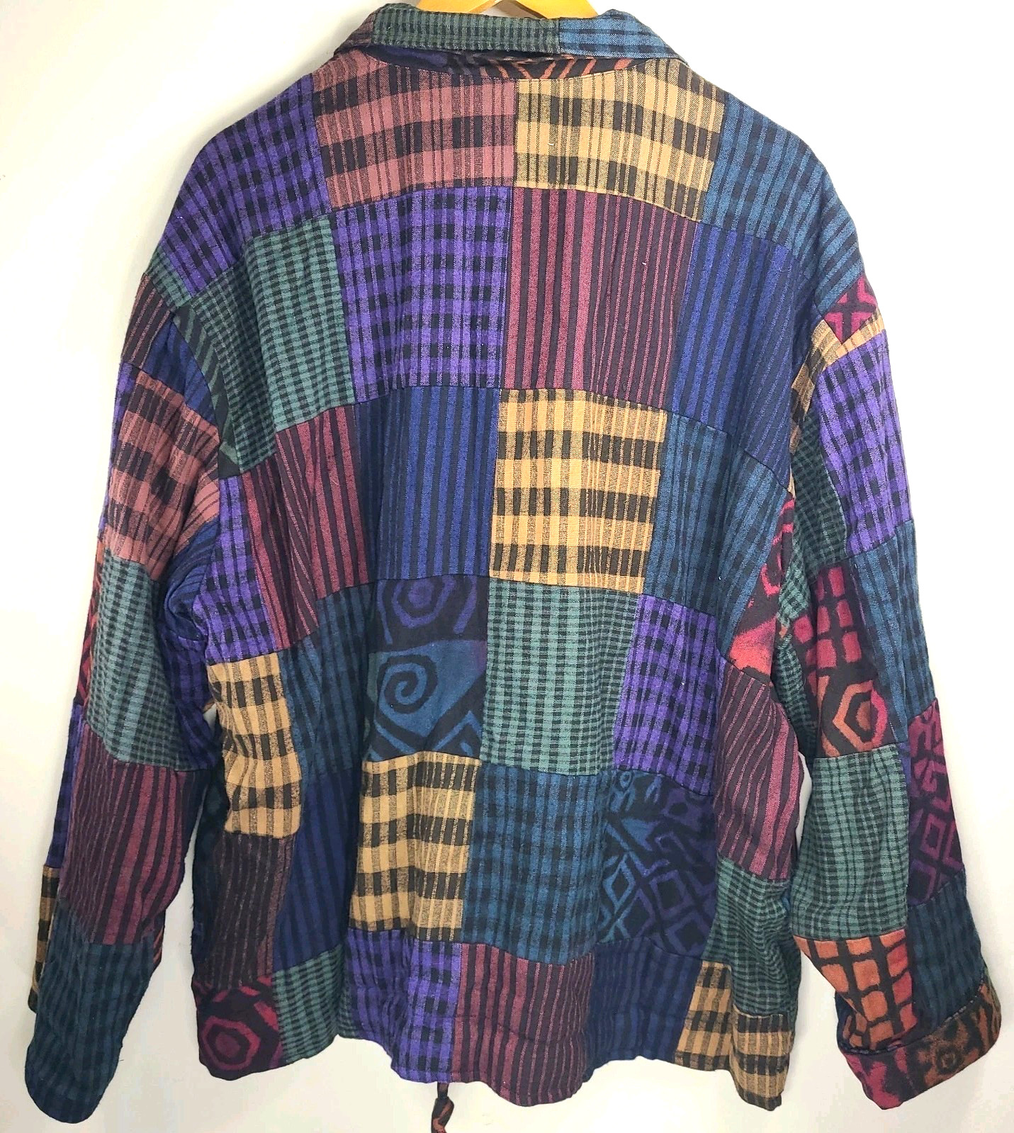 Winter Sun Fabulous lined  Patchwork Jacket Art W… - image 2