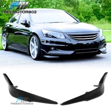 Fits 11-12 Honda Accord Sedan OE Style Front Bumper Lip Spoiler Splitter Kit PU