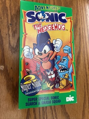 Sonic the Hedgehog - ''Super Special Sonic Search  Smash Squad'' (VHS, 1994) DIC!