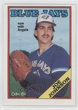 1988 O-Pee-Chee Blank Back Joe Johnson #347 1g9
