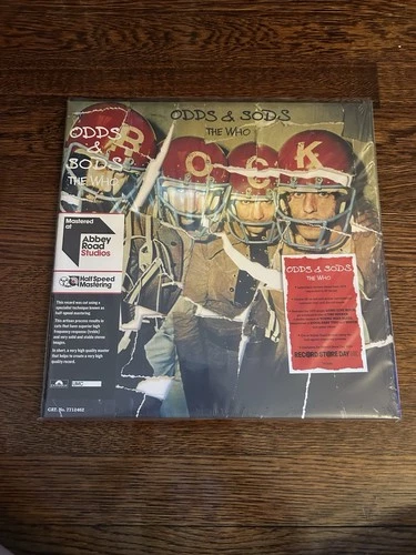 THE WHO: Odds & Sods Vinyl LP RSD 2020 Red & Yellow Colored Vinyl 2LP