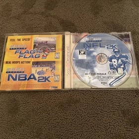 NFL 2K Sega Sports Sega Dreamcast - COMPLETE WITH MANUAL