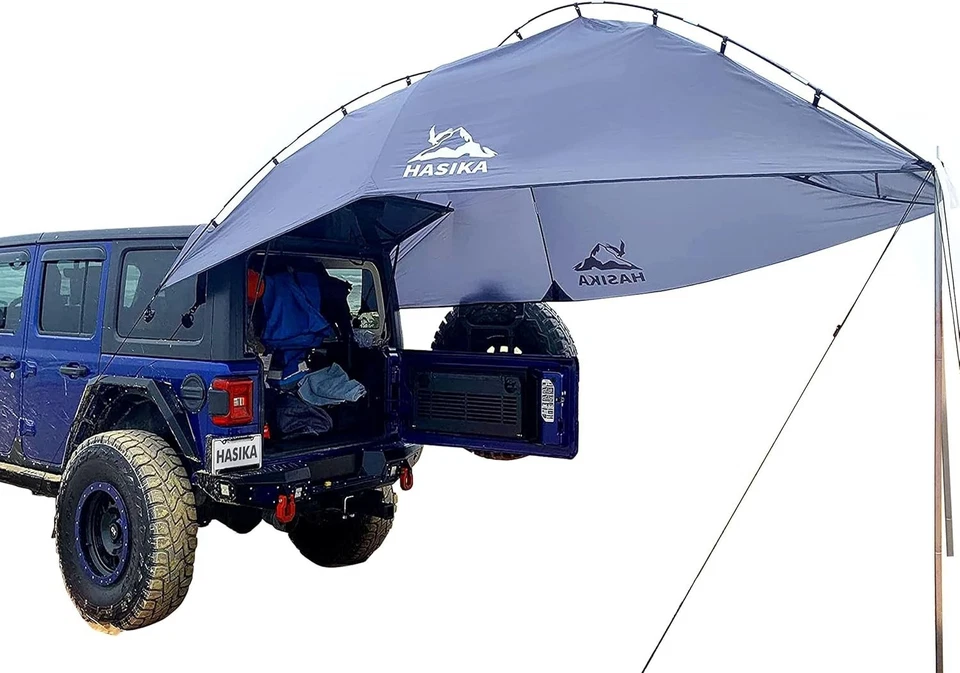 Camping Tent for Truck Bed SUV RV Van Trailer Overlanding Waterproof Sun Shade - Image 3 of 4
