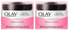 2er-Pack Olay Active feuchtigkeitsspendende Originalcreme, neu in Verpackung, je 1,9 flüssige Unzen