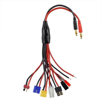Multi-Connector Octopus Charging Cable for RC Models - Lightweight & Durable