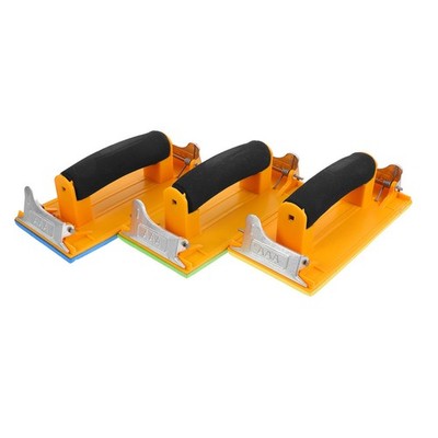 3pcs Sandpapierhalter Schleifblock mit Schwammgriff Handschleifwerkzeug