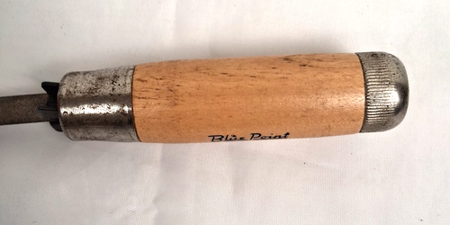 VTG Wood Handle Files -Blue Point GA-98 Adjustable Jaw & Nicholson Slim Taper - Bild 5 von 15
