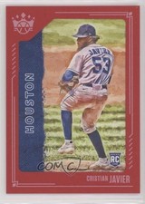 2021 Panini Diamond Kings Red Framed Cristian Javier #44 sh7