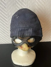 Vintage Halloween Paper Magic Group Face Mask Robber Burglar Sock Cap Costume