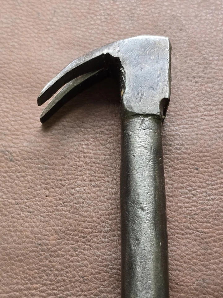 Vintage Victorian Framing Claw Hammer Multi Tool Carpenters Hammer Old Tool  - Image 2 of 4