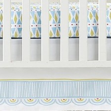 Serena  Lilly "Circus" Crib Bed Skirt 100 Cotton