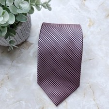 NWOT Brooks Brothers Men  s Silk Necktie Stain Resistant Blue Pink 3 5/8  x 59  