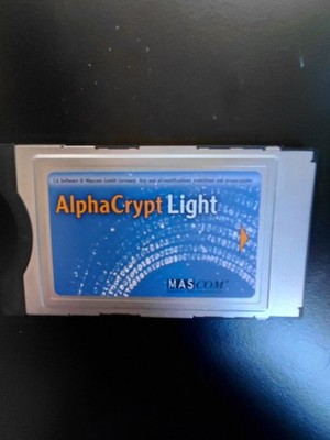 Mascom AlphaCrypt Light  CI-Modulkarte für Pay-TV-Empfang !! OHNE Karte !!