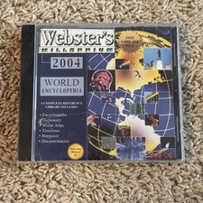 Webster s Millennium 2004 World Encyclopedia PC Software Brand New, Sealed