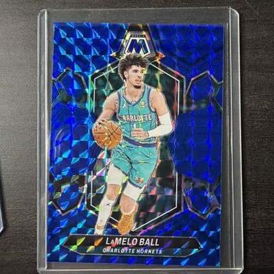 Panini 2023-24 Mosaic LaMelo Ball Charlotte Hornets Blue Mosaic Prizm /199 #122