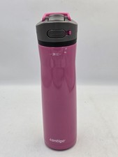 Contigo Autospout Pink 24oz Stainless Steel Tumbler Mug With Lid, Straw and Lock