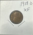 1918 D Lincoln Wheat Cent ~ XF EXTREMELY FINE ~ Bronze Penny 1c Coin