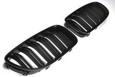 Passend für BMW 5er F10 F11 Limo Kühlergrill Front Grill Matt Schwarz B-Ware!