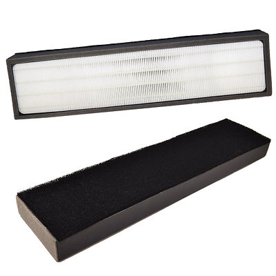 2-Pack HQRP Replacement Filter for InvisiClean IC-7028 4 in 1 Air Purifier