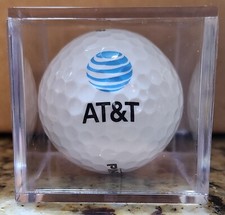 AT T Logo Golf Ball -Pinnacle - In display case