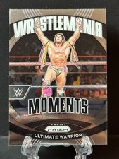 2024 Ultimate Warrior Panini Prizm WWE Wrestlemania Moments Insert 23