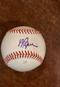 andrew benintendi autographed baseball