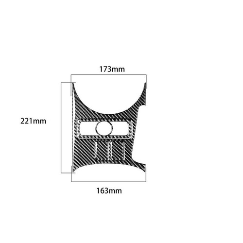 Carbon Fiber console Gear Shift Below Trim Cover For Mazda RX-8 RX8 2004-2008 - Picture 4 of 12
