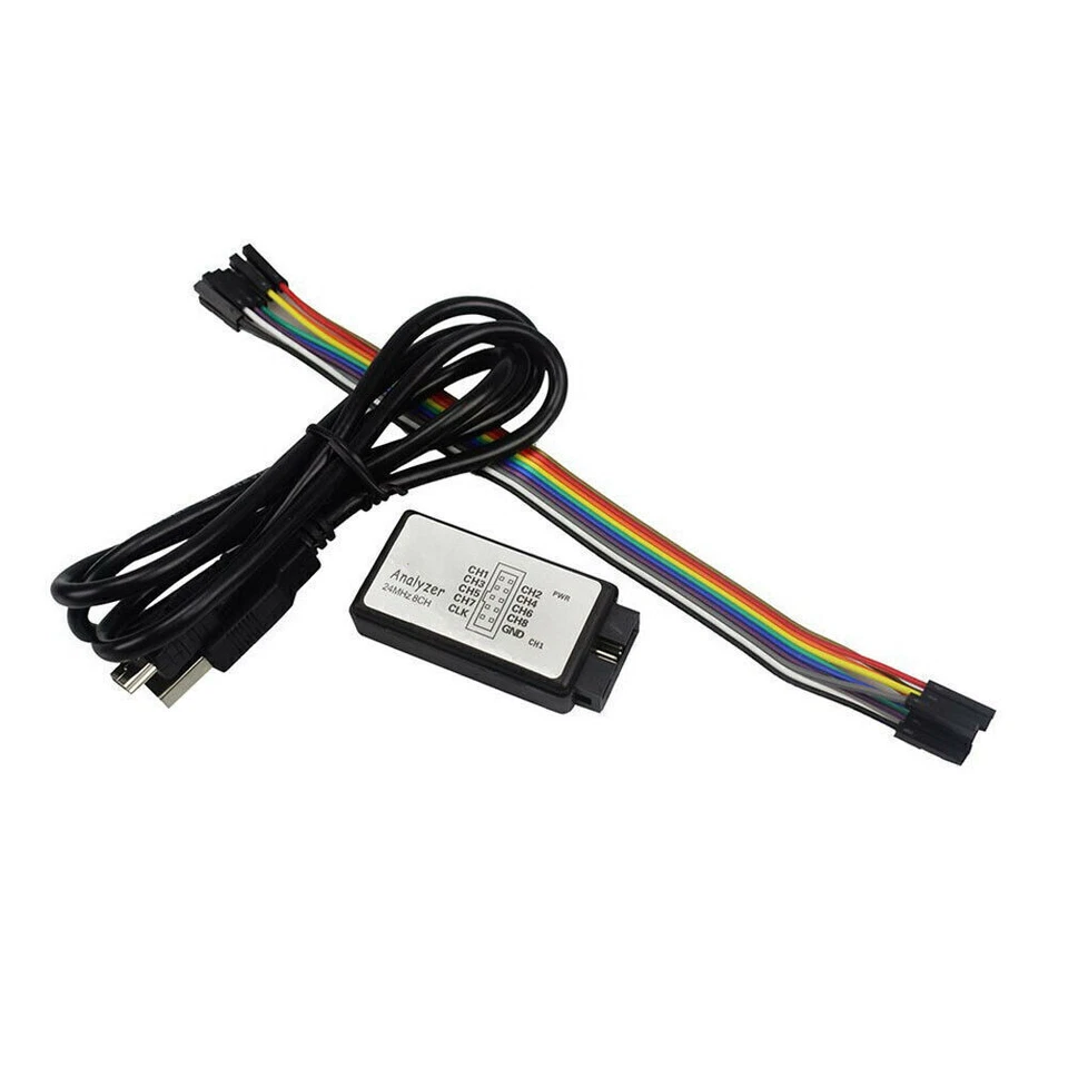 USB Logic Analyzer 24MHZ 8 Channel 12C UART SPI IIC CAN 1Wire Debug For ARM FPGA - Image 4 of 4