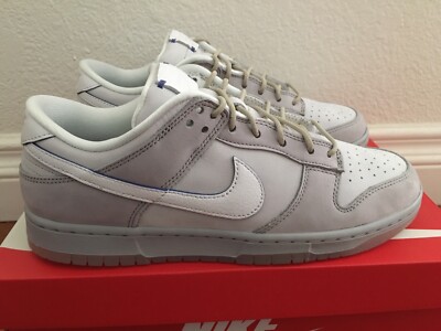New Mens Nike Dunk Low Premium Leather Shoes Sz 10 Pure Platinum Wolf Grey