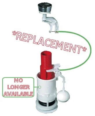 Old RAK Compact Wirquin Push Button Flush Valve REPLACEMENT
