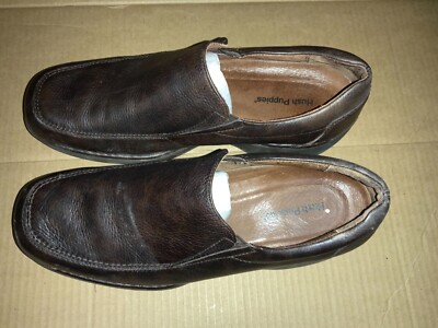 Hush Puppies Manor Dark Brown Men\'s Loafers Sz 10 NWOB Hush Puppies Loafer Brown Casual Shoes for Men for sale | eBay main image 3
