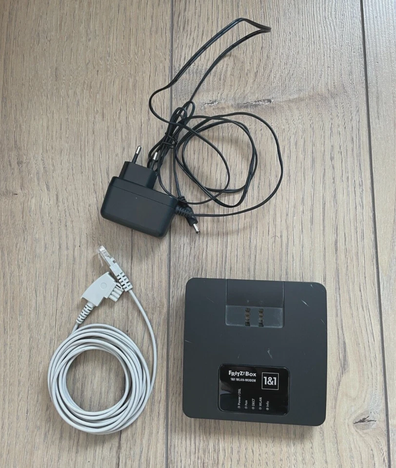 Fritzbox 7312 Fritz!Box WLAN Modem VOIP DECT 1&1 OVP komplett - Bild 3 von 3