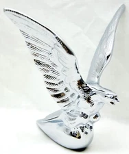 Hood Ornament American Eagle Chrome 3.5" x 4.5" x 5" GG#48030 Each